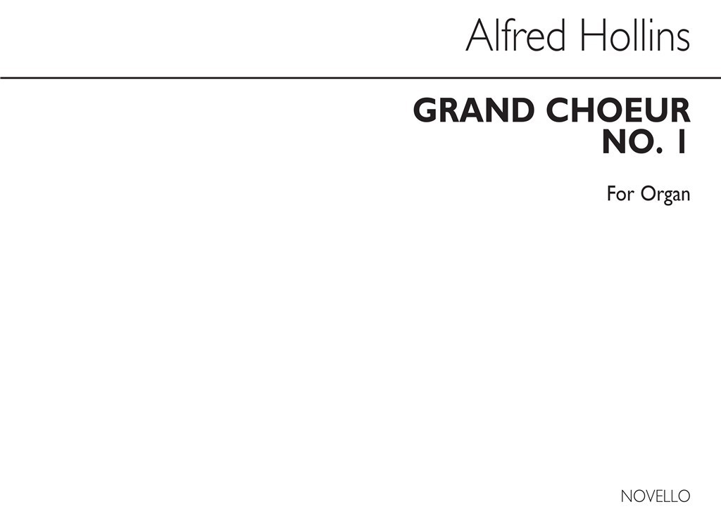 Grand Choeur No.1 For Organ